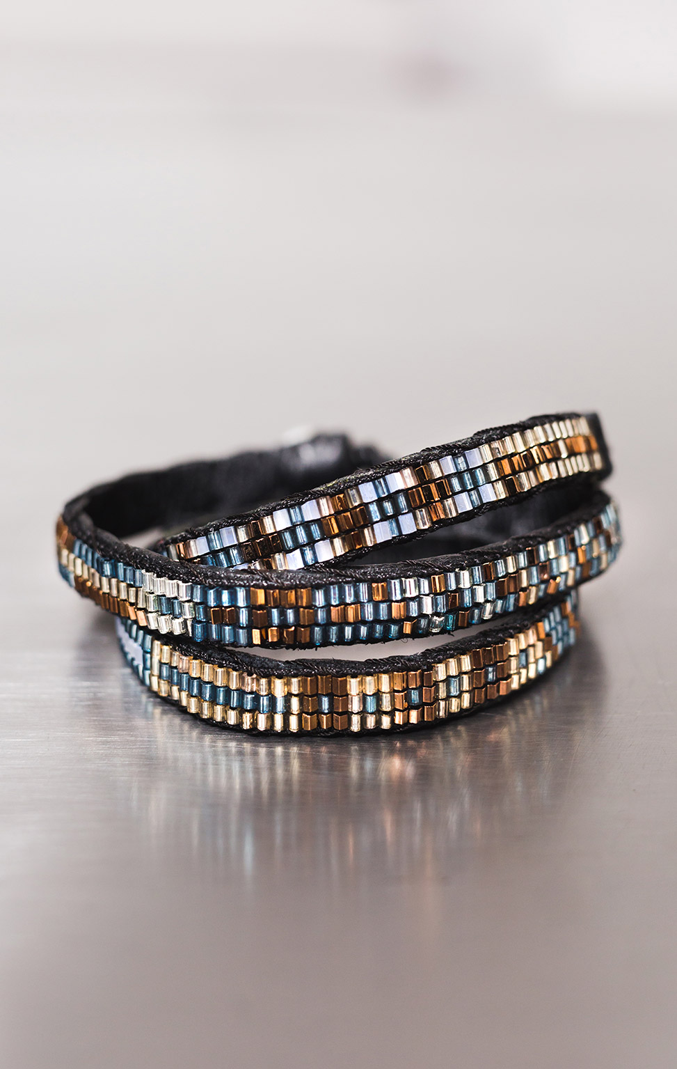 Ethno Armband Wrap Mia black