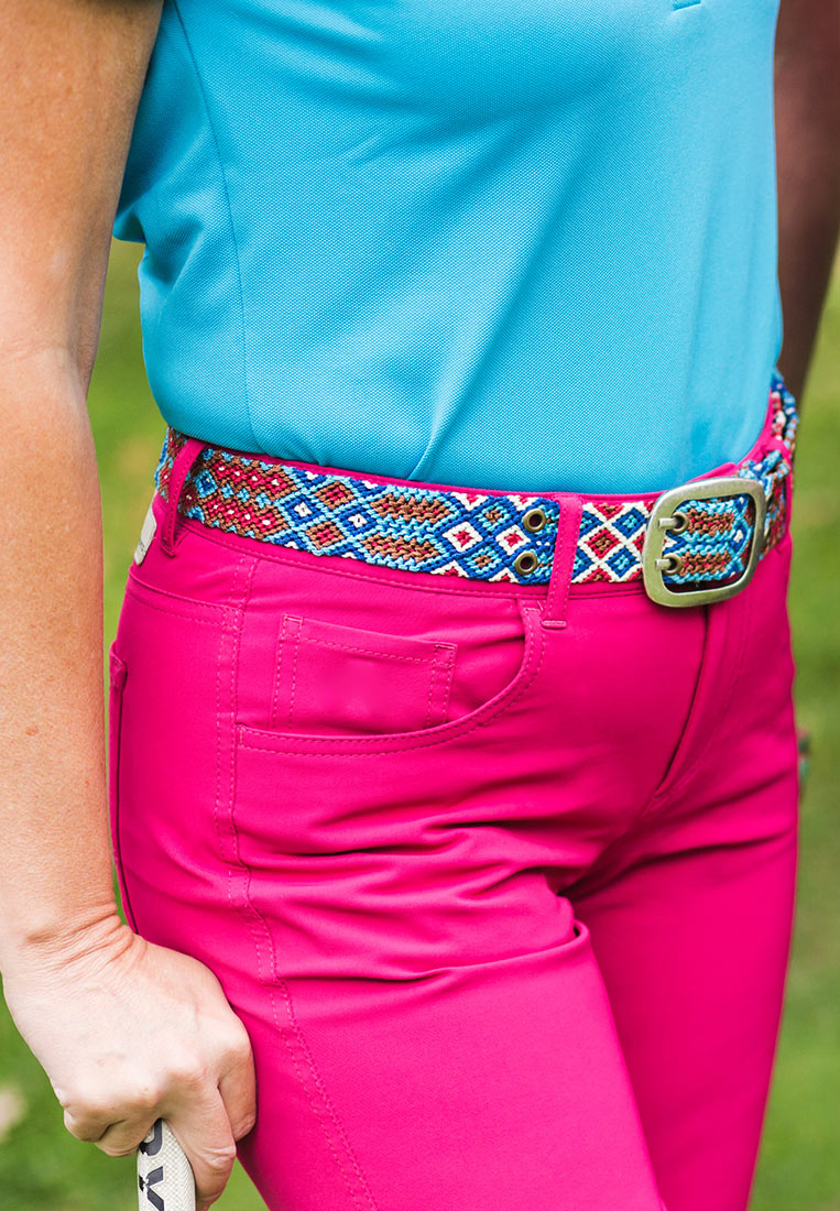 Adriana Rusty Blue Golfgürtel